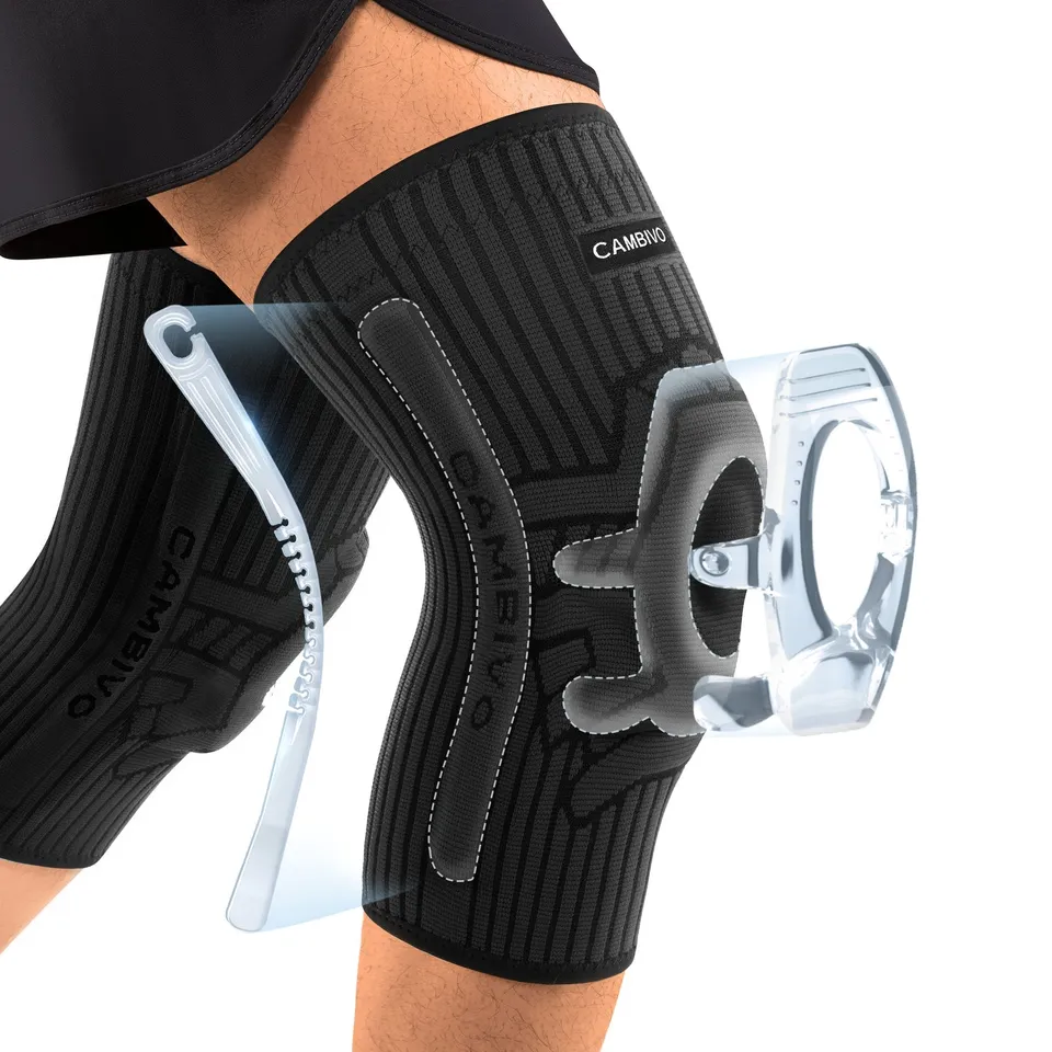 cambivo-3-0-pro-genouill-re-noire-taille-l-lot-2-gel-sport image 1