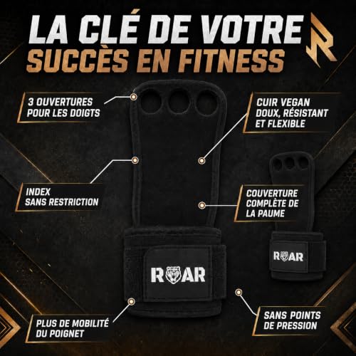 roar-maniques-crossfit-grips-taille-l-paume-cuir-vegan image 8